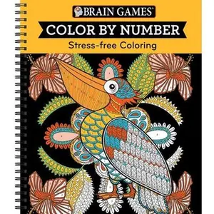 Brain Games - Color by Number: Stress-Free Coloring (Orange) by Publications International Ltd