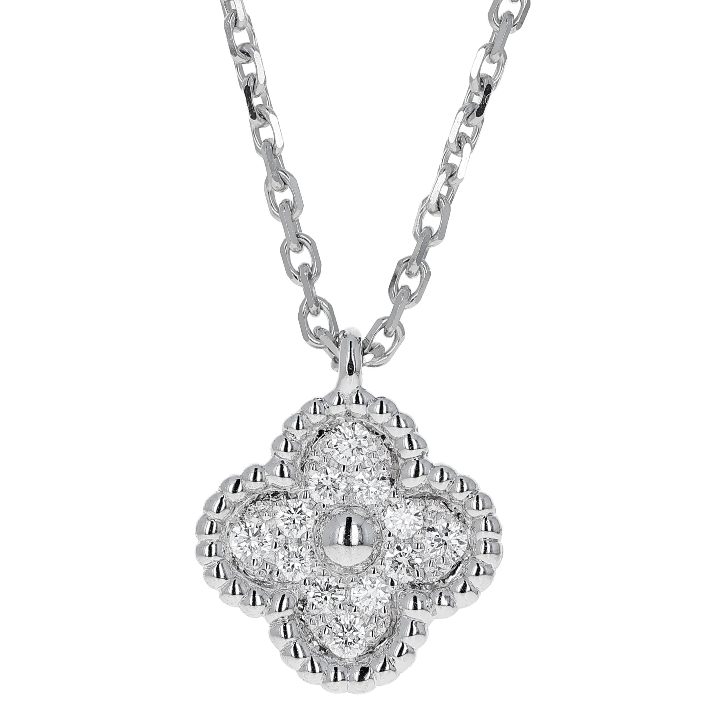 Pre-owned Van Cleef & Arpels Sweet Alhambra Pendant Necklace