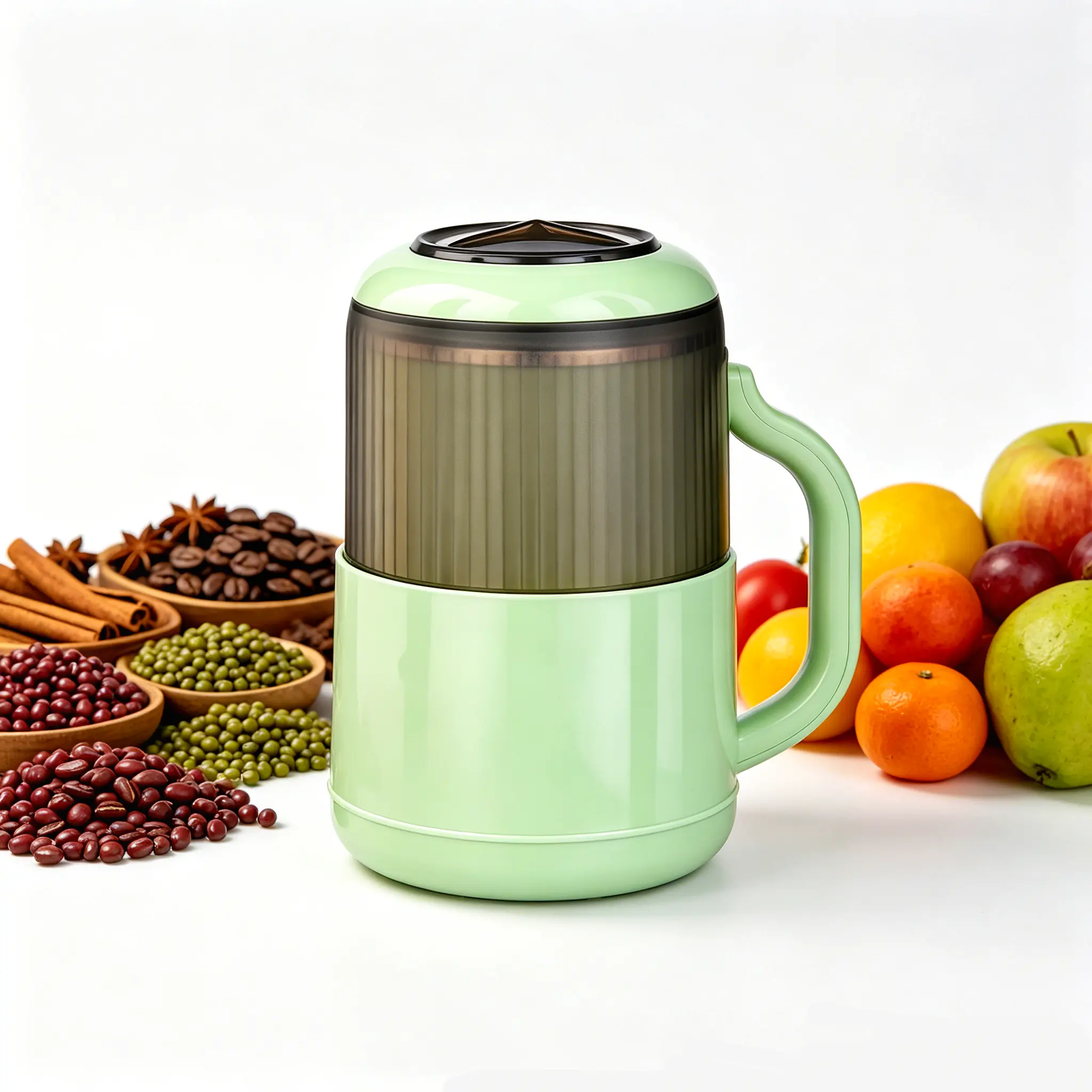 Household Multi-Functional Electric Grinder - Wet & Dry Dual Use, Both Grinding and Juicing, High-Output Pure Copper Motor, Nutritious Filling Low-Calorie Results, Fine & Silky-Smooth Powder, Ideal Kitchen Appliance & Gift Option