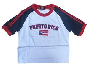 Puerto Rico Men’s embroidered Shirt style & model 100% cotton