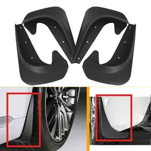 4 Universal Car Front Rear Mud Flaps Splash Guard Fenders Mudguards With screws