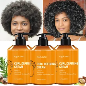 280ml long-lasting styling curling cream, naturally fluffy without stiffness, no wash curling styling lotion, reduces frizz of curly hair, Frizz Control, Curly hair products, Haircare, suitable for black perm, dirty braid styling, unisex