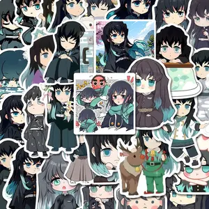Anime Character Series Sticker, 54pcs/pack Waterproof Self Adhesive Decor Paper, Decor Sticker for Gift Greeting Card Water Bottle Laptop Phone