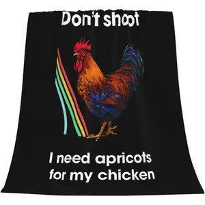 Arc Raiders Don't Shoot Blanket Soft Cozy Fleece Throw Blanket Plush Lightweight Warm Fuzzy Flannel Blankets and Throws for Couch Sofa Bed 50"X40"