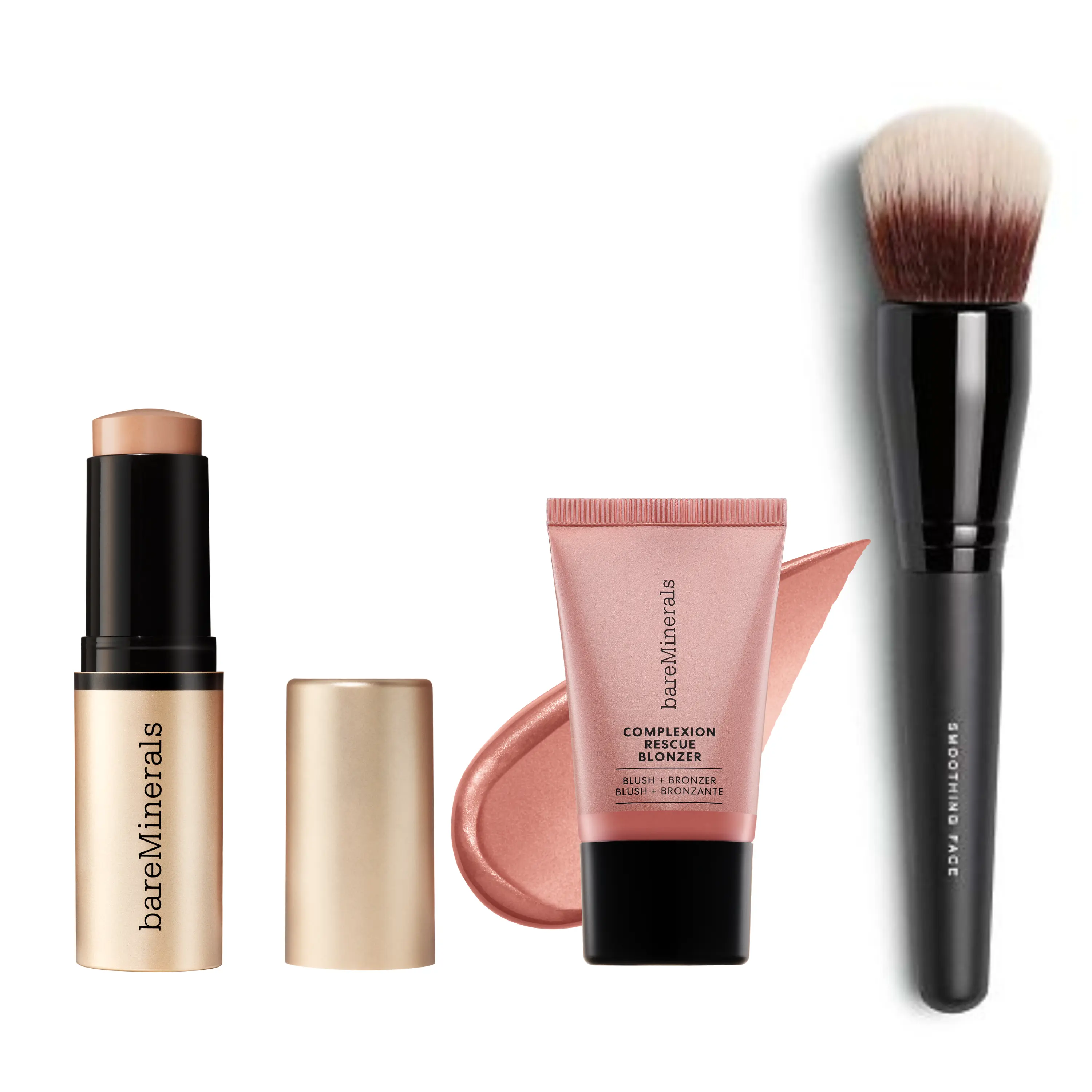 bareMinerals Complexion Rescue Bundle - Skin Tint Stick + Blonzer + Smoothing Face Brush