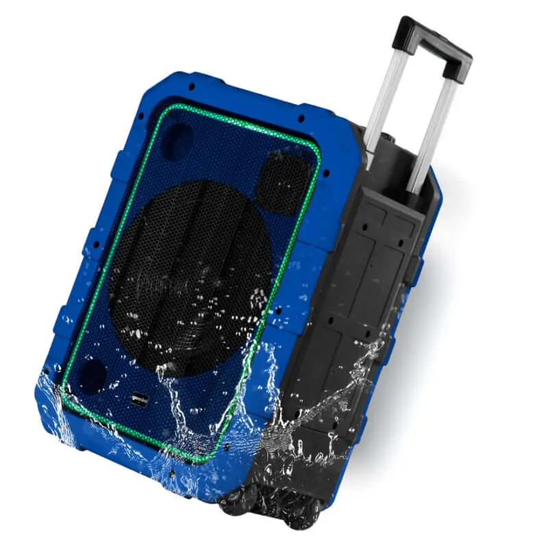Gemini Sound MPA-2400: Weather Resistant Bluetooth Party Speaker - 240 Watts of Peak Power, Vibrant Light Show, and Versatile Connectivity!