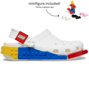 Crocs Adult LEGO® Creativity Clogs with Mini Figurine Crocs Adult LEGO® Creativity Clogs with Mini Figurine
