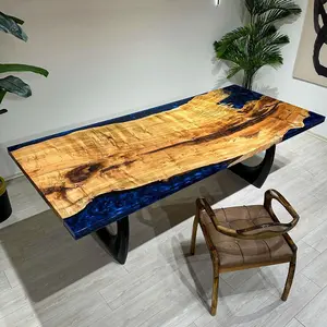 [OSM001] -Olive Wood Epoxy Table custom epoxy river slab table, Executive Desk, Custom Large Epoxy River Table, Solid Wood Slabs Table, Large Computer Office Desk Workstation, Business Furniture for Home Office