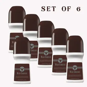 Wild Country Roll-On Antiperspirant Deodorant SET of 6