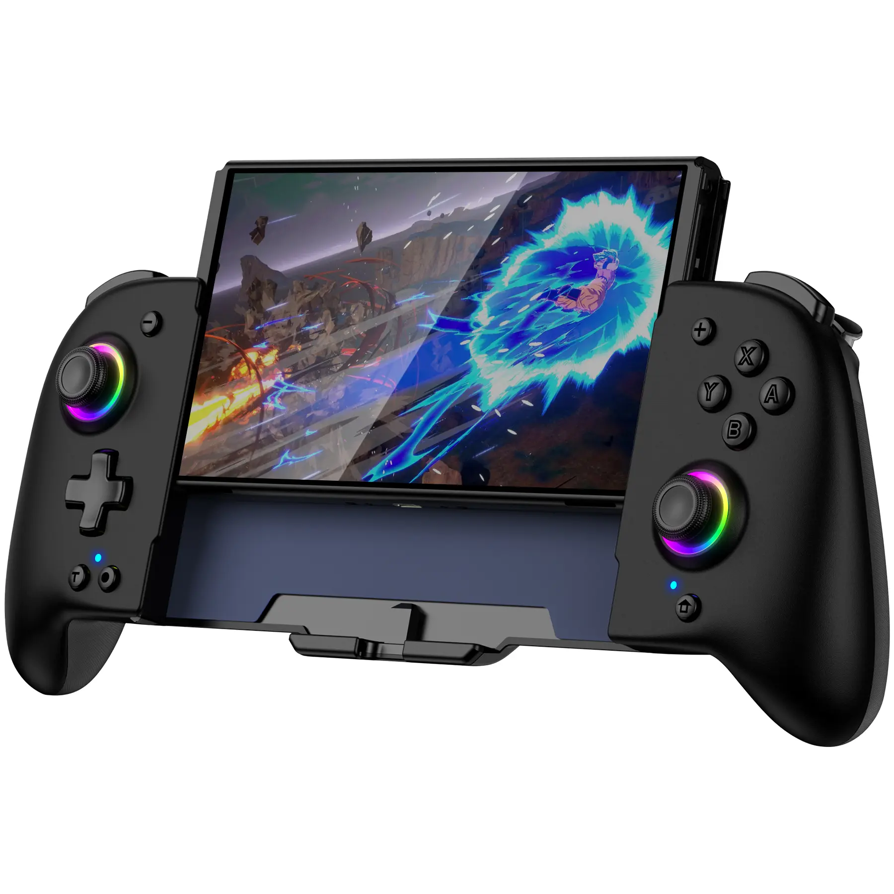Wireless Gamepad Controller for Switch/Switch OLED, 1000mAh Battery Capacity Game Controller with 2 Macro Programming Back Button, Console Accessories
