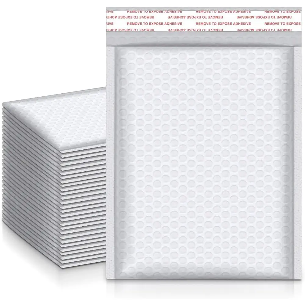 32 Pcs Extra Large Bubble Mailers Padded Envelopes 14 x 19 Inches Waterproof Poly Shipping Bags for Bulk Mailing Packaging Small Business (White)