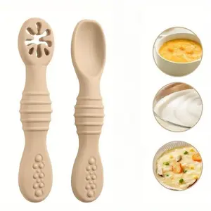 2pcs Food Grade Food Supplement Spoon, Feeding Spoon Tableware