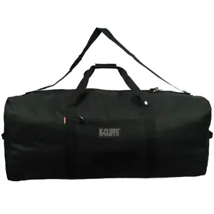 Heavy Duty Cargo Duffel Large Sport Gear Drum Set Equipment Hardware Travel Bag Rooftop Rack Bag (36" X 17" X 17", Black) K-Cliffs