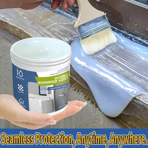 Transparent Invisible Sealing Waterproof Glue, Adhesive, Multi-Functional RV Roof Leak Proof Coating, Effective Waterproof Sealant for Bathroom, Windowsill, Walls, Roofs