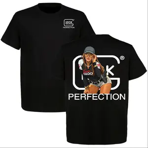 2026 Team Glock - Perfection 2 Sided T-shirt, Glock Tee, Great Shirt for Gun Enthusiasts, Tactical Style, Full Size, Full Color