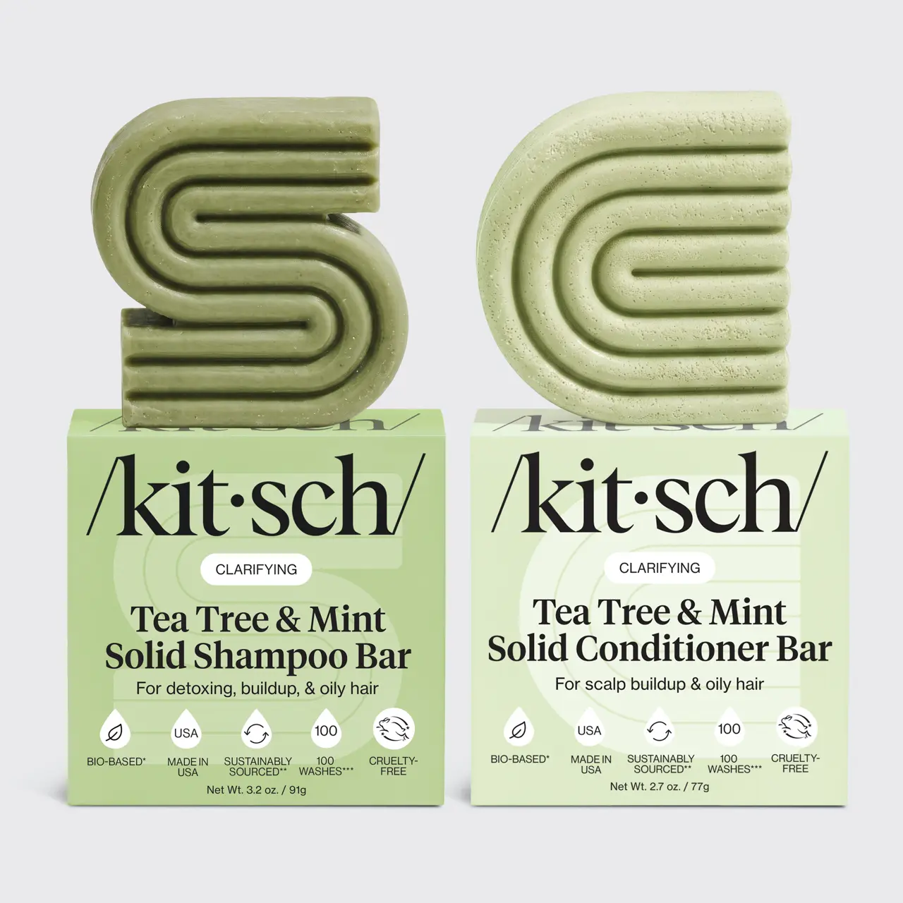 Clarifying Tea Tree & Mint Shampoo + Conditioner Combo