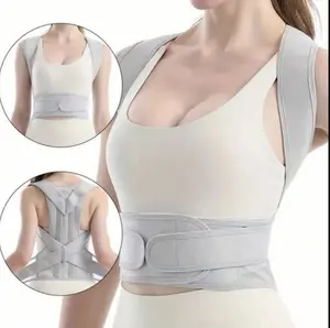 Adjustable Posture Corrector,Back Brace for Women,Spine Alignment &Pain Relief,Reinforced Lumbar Posture Support Vest Back Belt-Adhesive Fastening for A Tight Fit-Breathable Material, Waist Trainer Belt,Hunchback Posture Corrector.