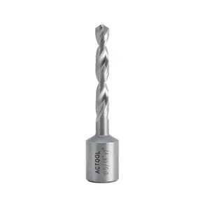 5/16'' Diameter x 2'' Depth of Cut HSS Solid Drill with 3/4'' Weldon Shank, HSS Fully Ground Drill