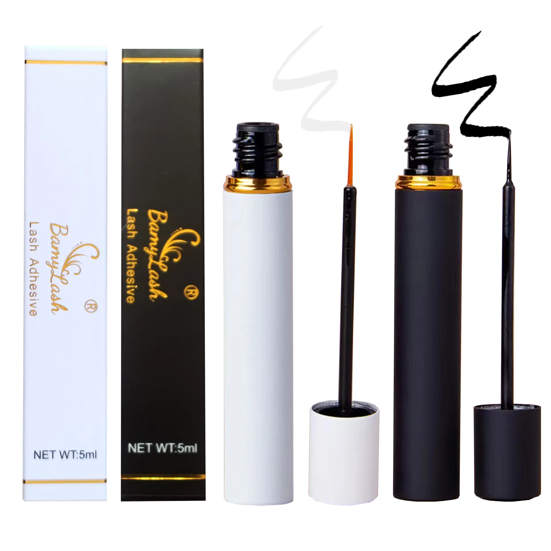 1 pc Bamylash strong eyelash glue,old customer always reorder long lasting strip lash glue Makeup lash adhesive Clear Gentle