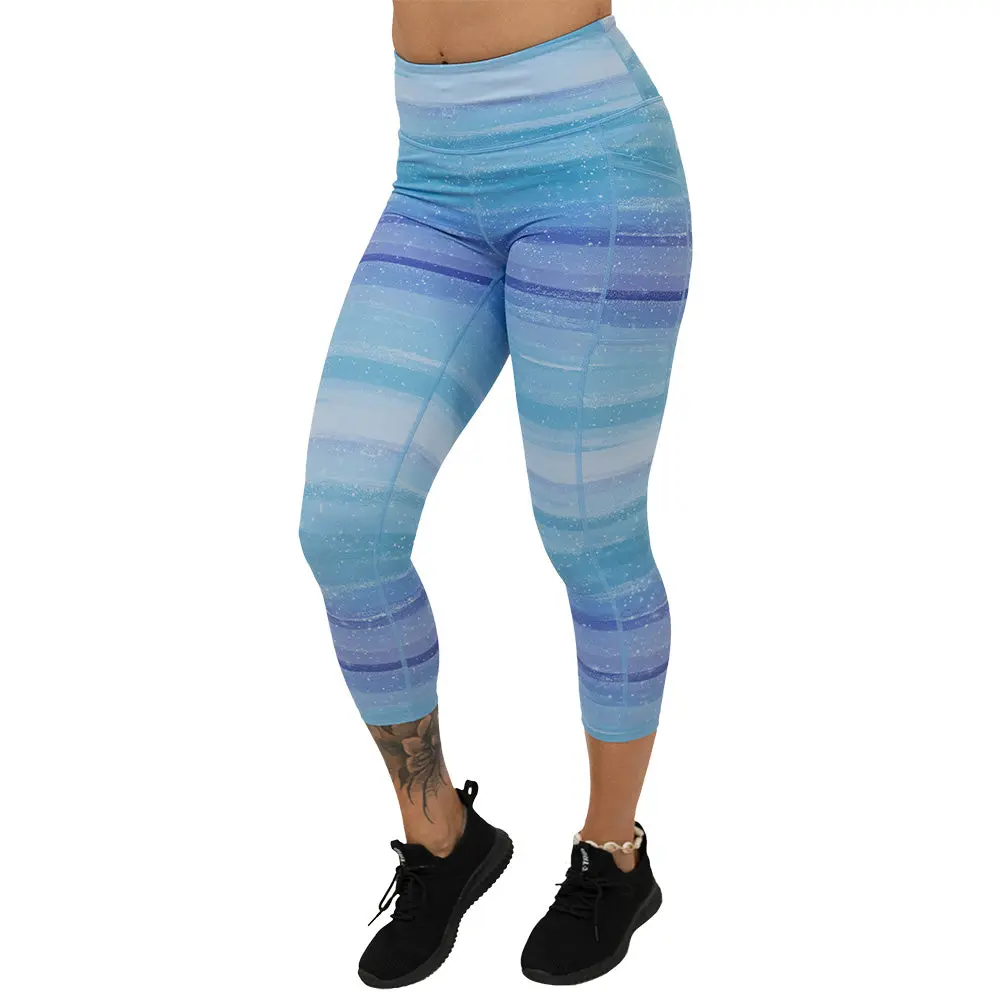 CVG Arctic Leggings, Athletic Stretchy Material, Athleisure Style Sports Bottoms, S