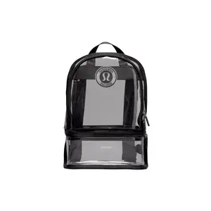 Lululemon Clear 10L Transparent Thermoplastic Polyurethane Backpack For Men And Women