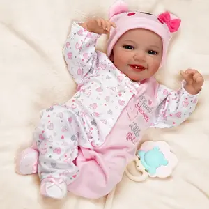 BABESIDE Lifelike Reborn Baby Dolls - Leen, 20-Inch Soft Body Real Life Realistic-Newborn Doll with Gift Box for Kids Age 3+