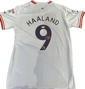 Erling Haaland Autographed Hand Signed Manchester City Jersey - Beckett COA