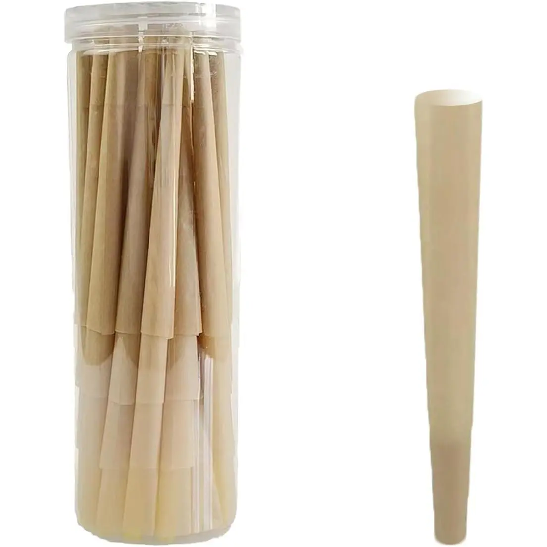 Cones Paper Straws 100 Pack Paper straws made of natural and environmentally friendly materials (Log color) Utensils Colorful