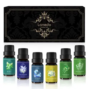 6-Piece Essential Oil Set – Aromatherapy for Better Sleep & Stress Relief, Perfect Christmas Gift to Show Care for Family & Friends