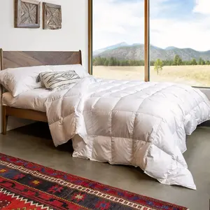 Continental Bedding Serenity Summer Weight 700 Fill Power 100% White Goose Down European Comforter