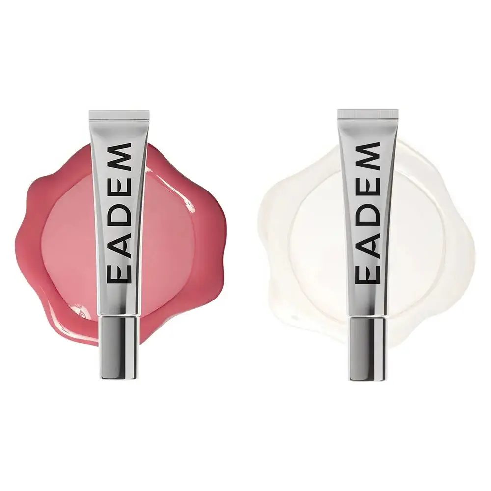 EADEM Le Chouchou (Butter Mochi+ Guava Fresca) - Sheer Nude Tinted Lip Balm for a Natural Everyday Shine. Lightweight, Non-Sticky & Keeps Lips Soft All Day. Moisture Hydrate Moisturize Glossy Lipstick-1-3-Pack