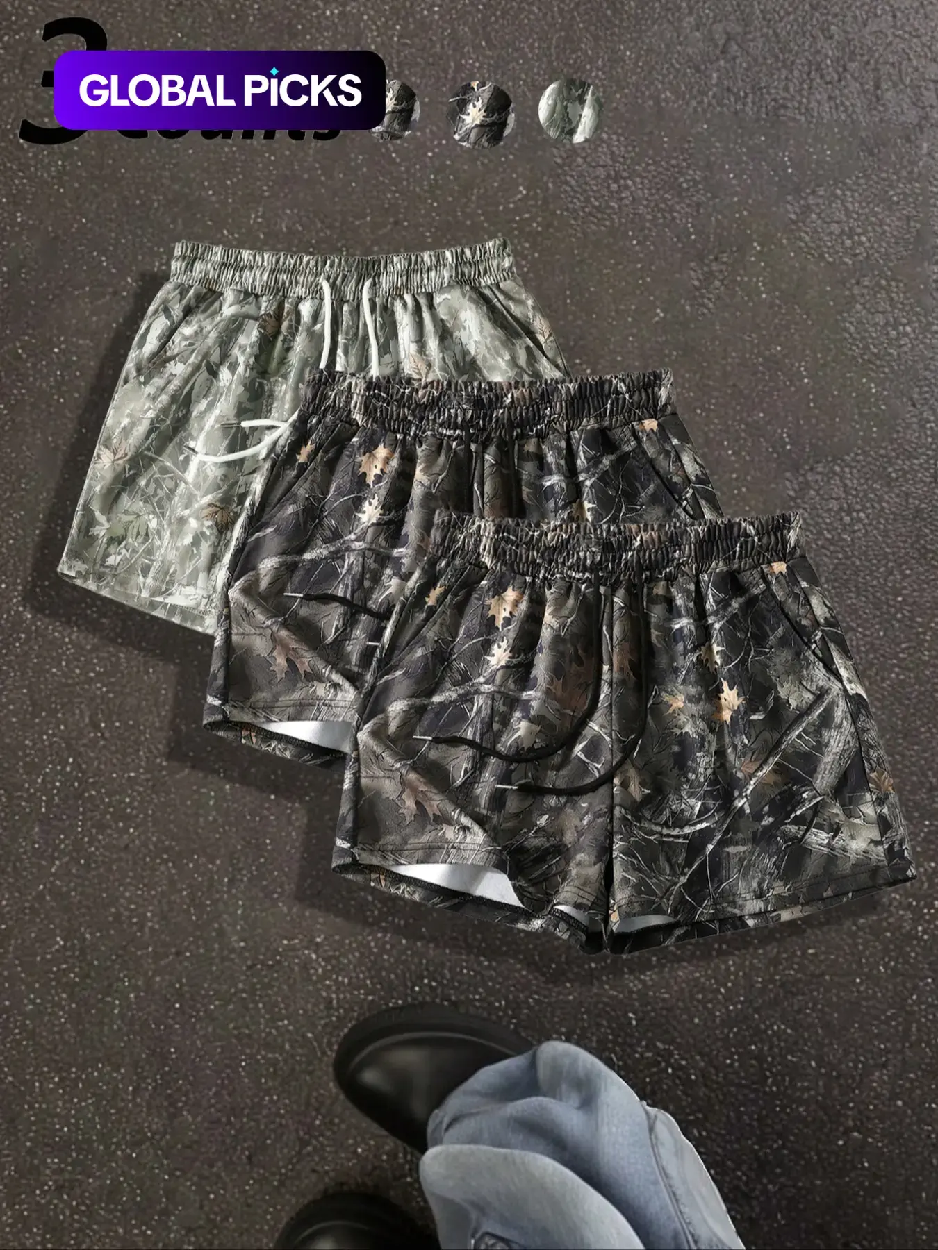 Unisex's Camo Leopard Print Fit Shorts, Camouflage Athletic Shorts, Casual Fitness Shorts, Casual Comfy Breathable Elastic Sporty Breathable Athletic Shorts for Summer, Women's Bottoms Womenswear for Daily Wear, Breathable Workout Athleisure Casual Shorts