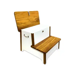 Teak Double-Step StepBox Boarding & Storage