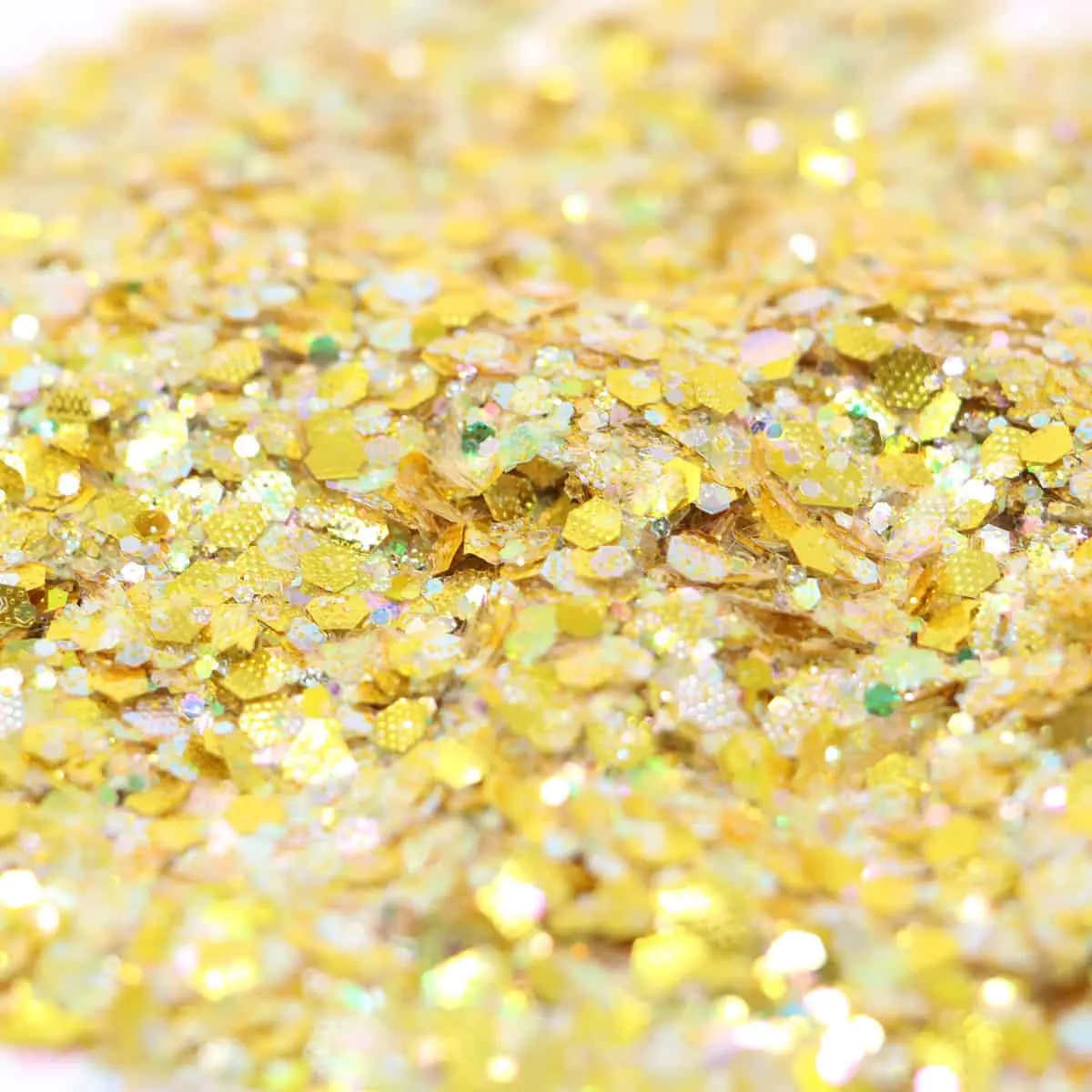 Dandelion Duochrome Iridescent Nail Art Decoration, High Quality Glitter Nail Accessory with Reflective Glow for Beauty & Personal Care