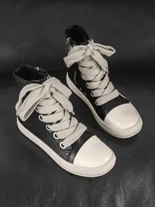 Men's Fashion High Top Lace-Up Zipper Sneakers, Lightweight Outdoor Walking Shoes, Casual Sporty Style, Large Size Available, Trendy Walking Sneaker, Sneakers Height Shoes