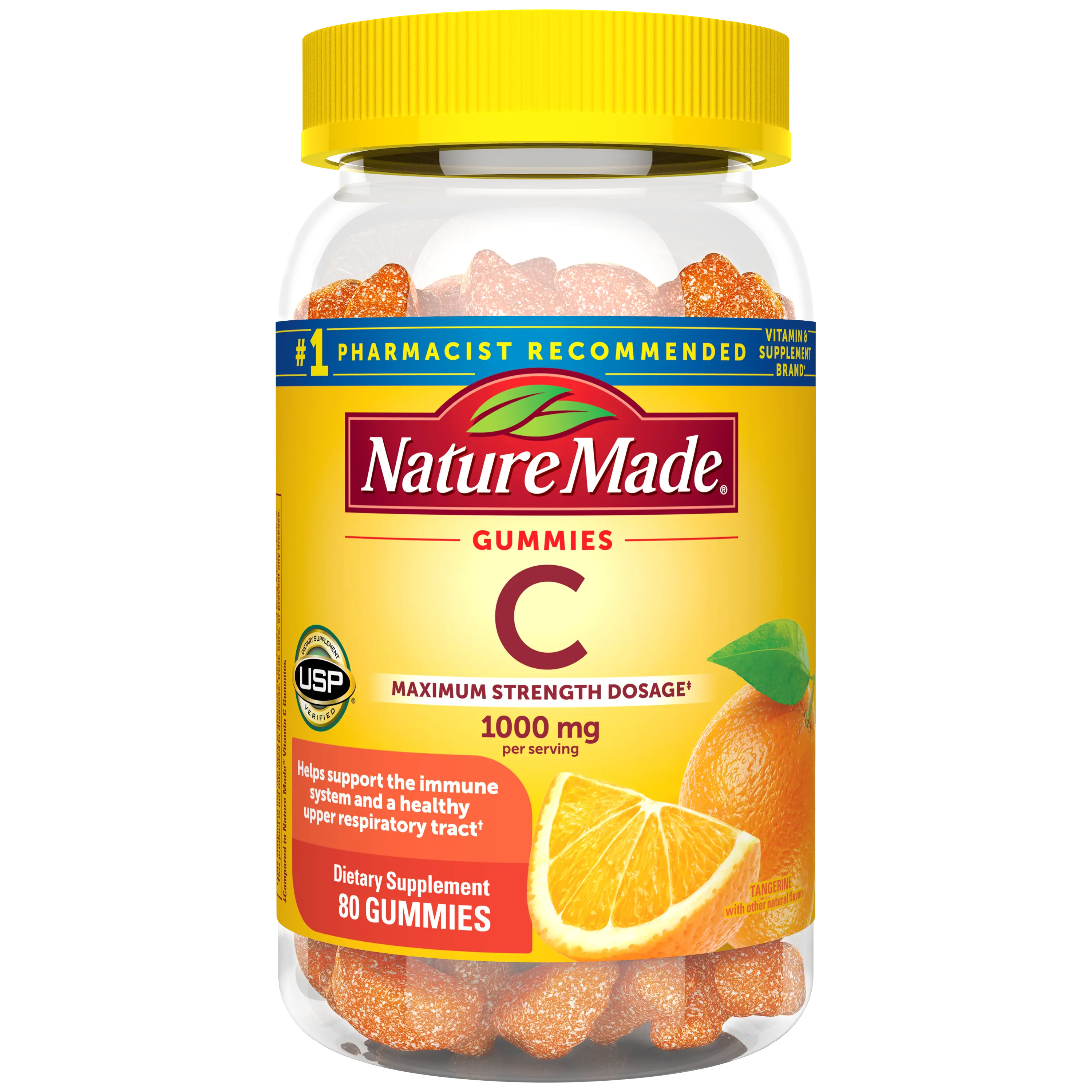 Vitamin C Gummies Maximum Strength Dosage‡ 1000 mg per serving
