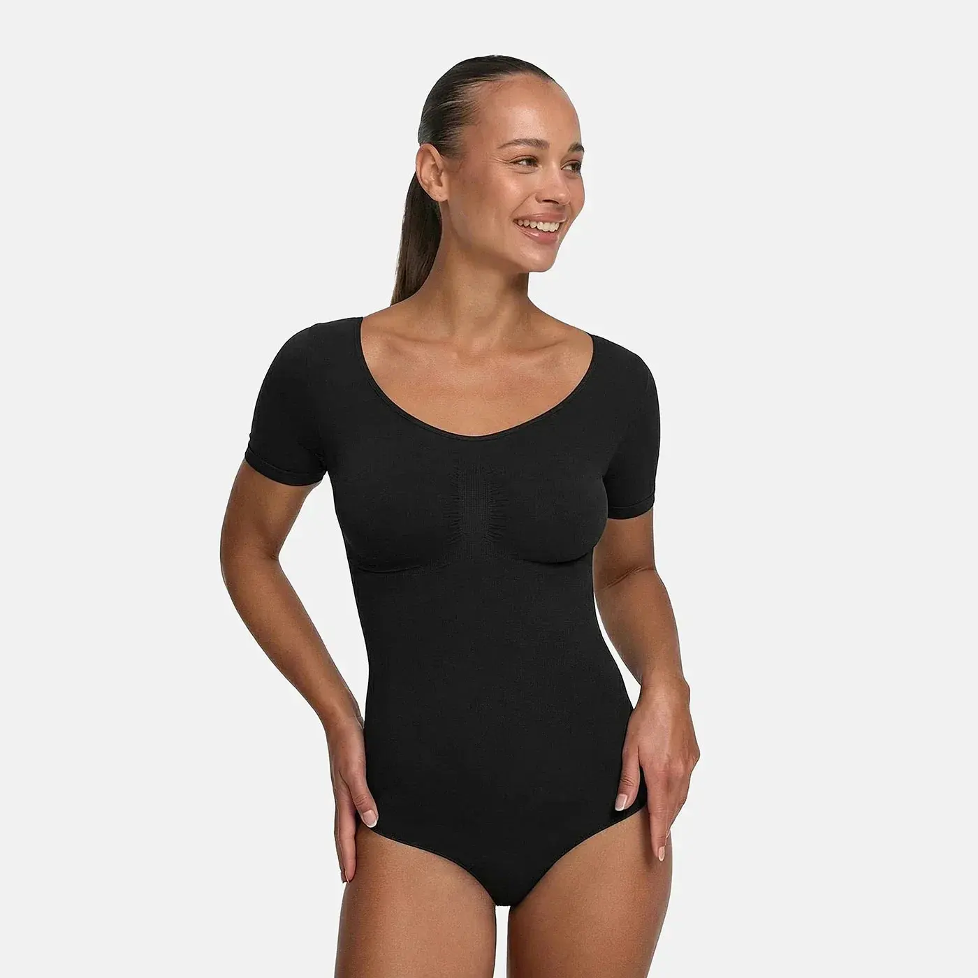 Cfab T-Shirt Thong Sculpting Bodysuit