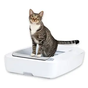 PetSafe ScoopFree Crystal Plus Self-Cleaning Litter Box, Low Tracking, Odor Control, Large