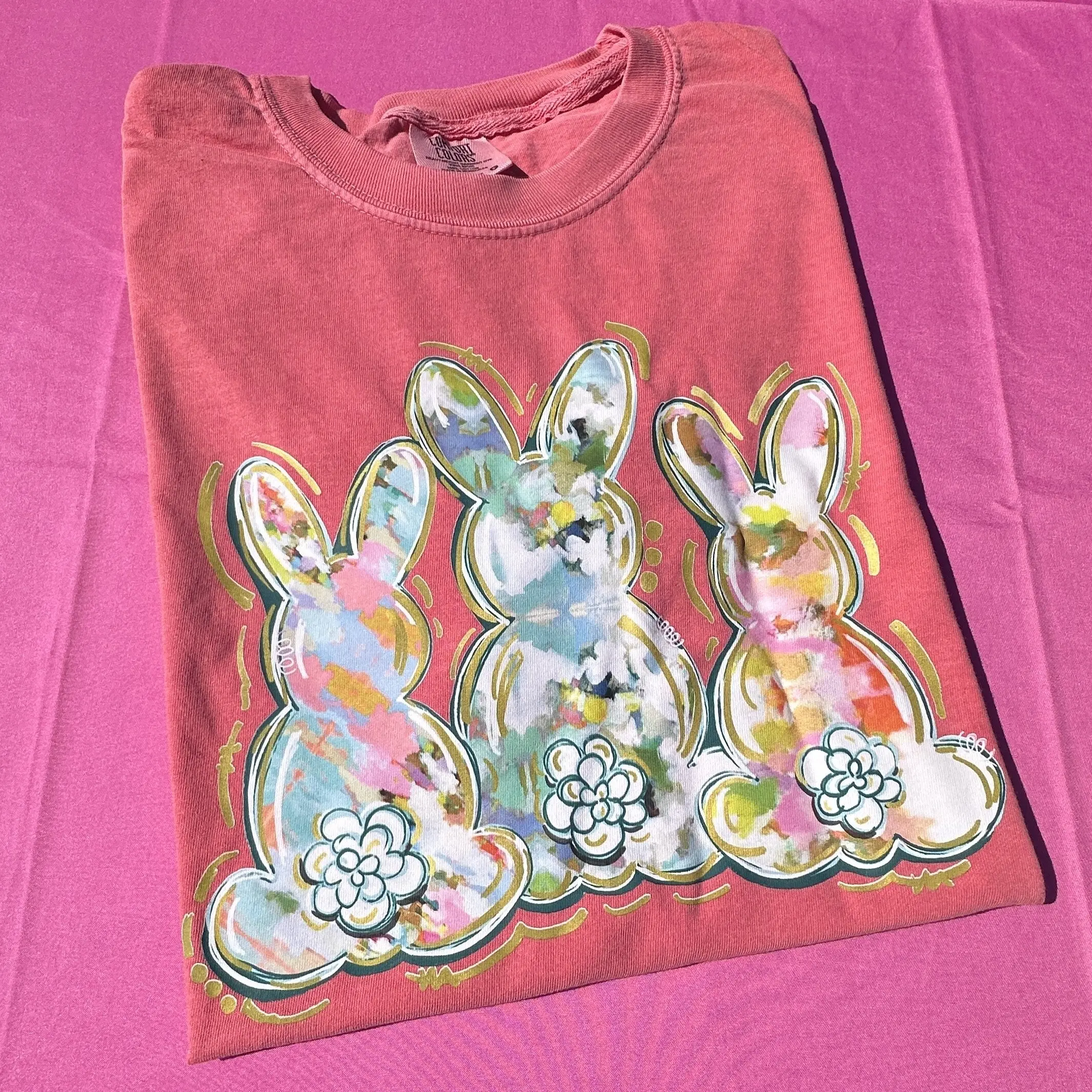 Brushstroke Peter Cottontail Comfort Colors T-Shirt