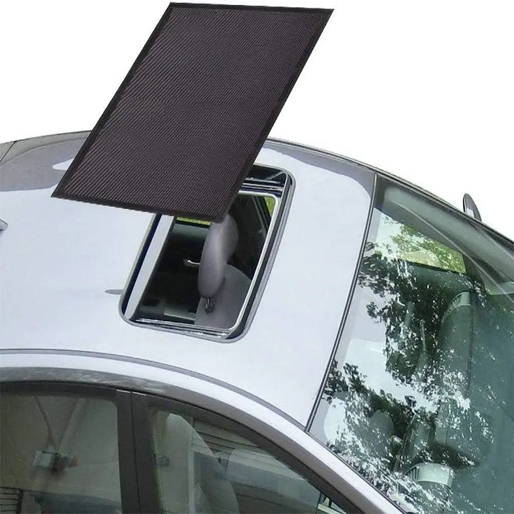 Universal Car Interior Accessories for Sun Shading, Mosquito Proof Sunroof Screen for Vehicles, Light-Transmitting & Breathable Mesh Cover, Multifunctional Large Size Sunroof Net, Car Interior Accessories for Most Cars, SUVs & MPVs (100*65cm)
