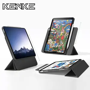 KENKE Magnetic Tablet Case with Detachable Stand, 1 Count Multi-functional Tablet Protective Cover, Tablet Holder, Tablet & Computer Accessories Compatible with iPad Air 11 Inch