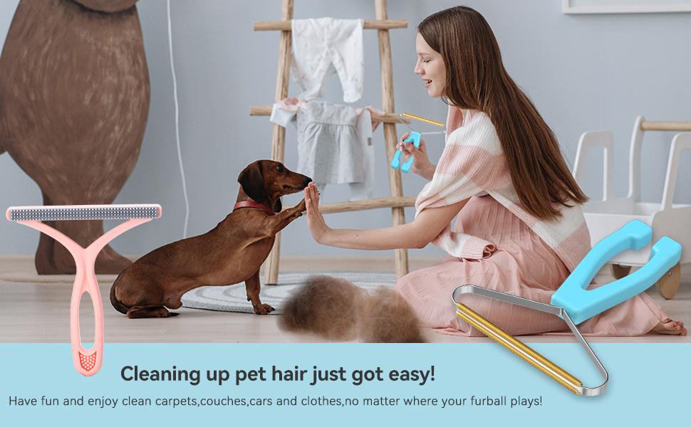 Pet Hair Remover,Pet Hair Removal Tool,Cleaner Pro Pet Hair,Fabric Shaver,Lint Remover,Lint Cleaner Pro,Carpet Rake,Dog Hair Remover and Cat Hair Remover for Rugs,Couch,Pet Towers