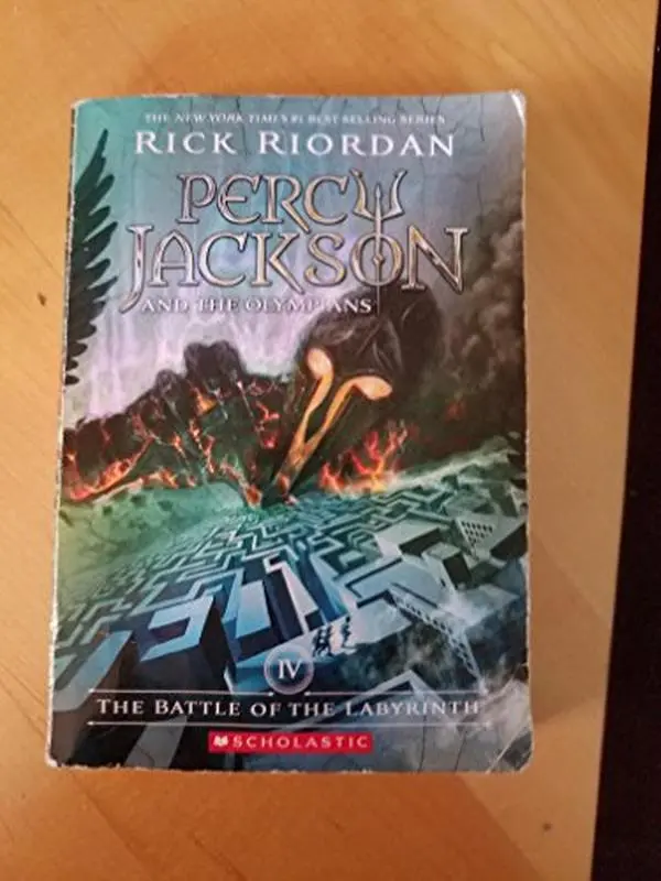 Used Literature Book - Percy Jackson & the Olympians Book Series: The Battle of the Labyrinth by Rick Riordan (Paperback), Bookseries