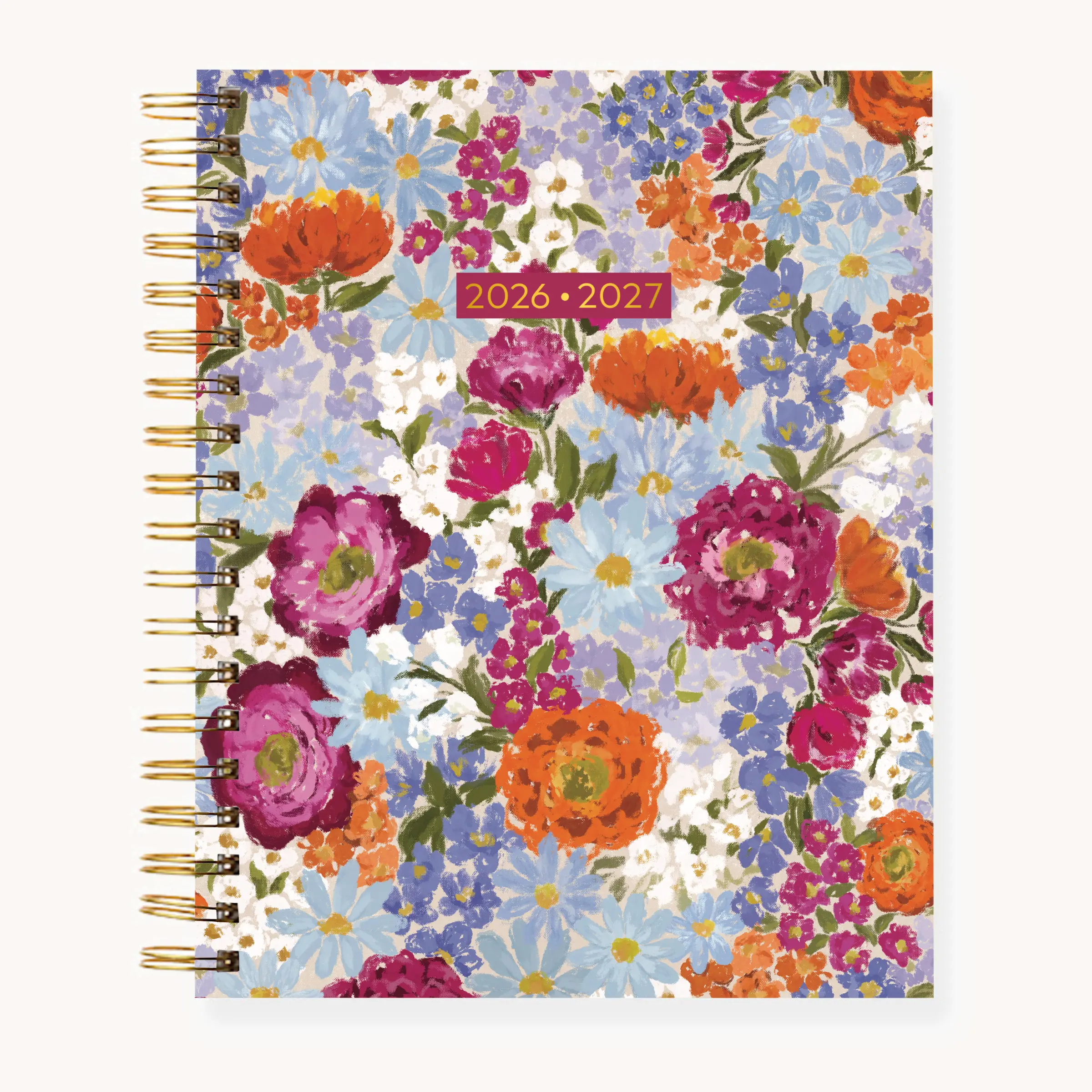 2026-2027 ACADEMIC PLANNER with habit tracker | coloring pages & gold foil stickers | runs August-July