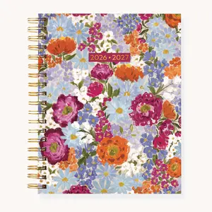 2026-2027 ACADEMIC PLANNER with habit tracker | coloring pages & gold foil stickers | runs August-July