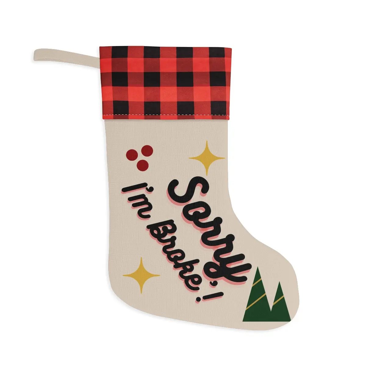 Holiday Humor Christmas Stocking