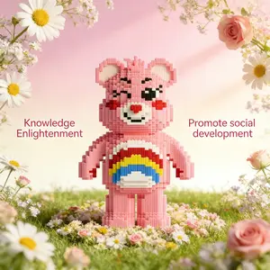 Rainbow Bear 3D Animal Desktop Decoration, Creative Room Decor, Birthday Halloween Valentine Christmas Gift, Home Party Craft Statue, Cute Collectible Figurines
