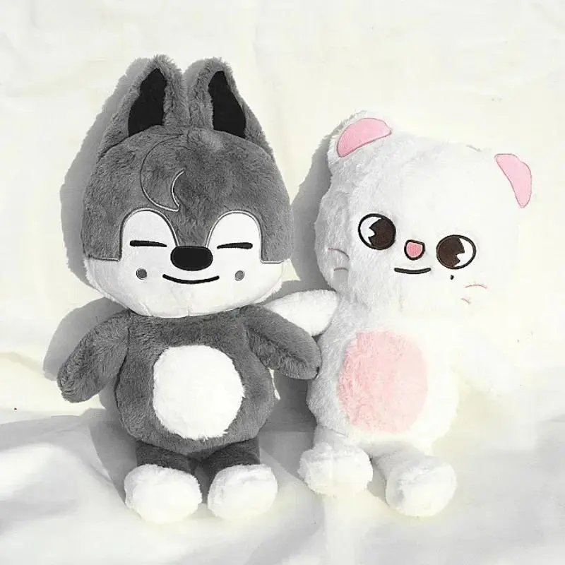 50cm Wolf Plush Toy - Soft Huggable Stuffed Animal Doll, Huggable Collectible Plush Pillow, Stuffed Animal Gift for Room Decoration & Pretend Play