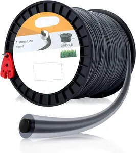 3-Pound .095" Heavy-Duty Professional Round Trimmer Line in Spool with Line  Compatible with Troy Bilt Poulan Ryobi Echo STHIL WeedEater Craftsman Black and Decker Bruch