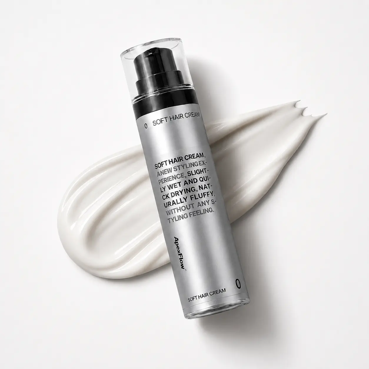 ApexFlow Soft Hair Clay for Fine & Flat Hair, Travel-Friendly Volumizing Styling Cream with Root Lift & Natural Texture, Lightweight Non-Greasy Formula, No White Flakes Frizz Control Hair Product